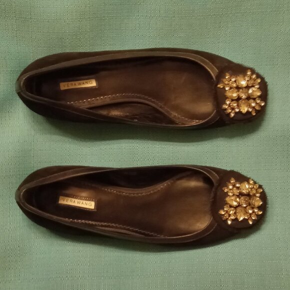Vera Wang jeweled ballet flats size 6. - Picture 1 of 6